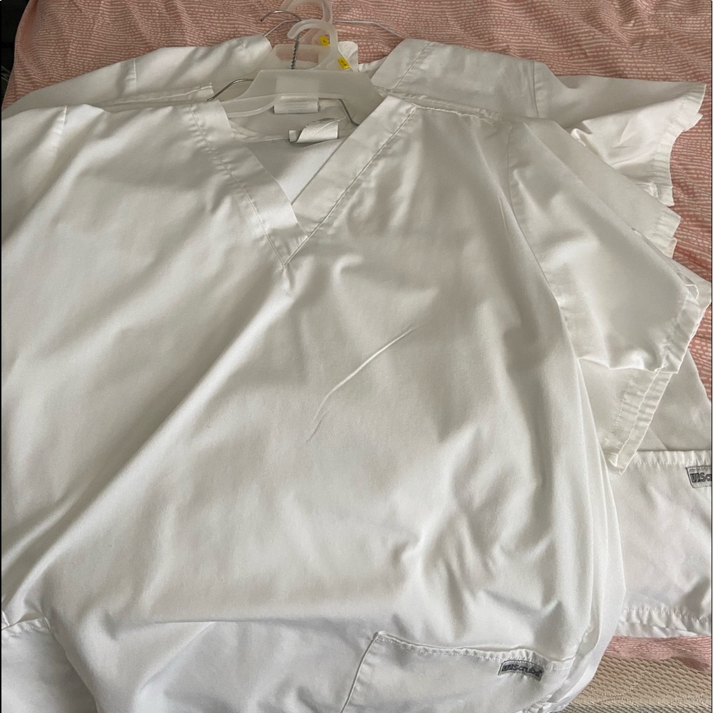 White scrubs